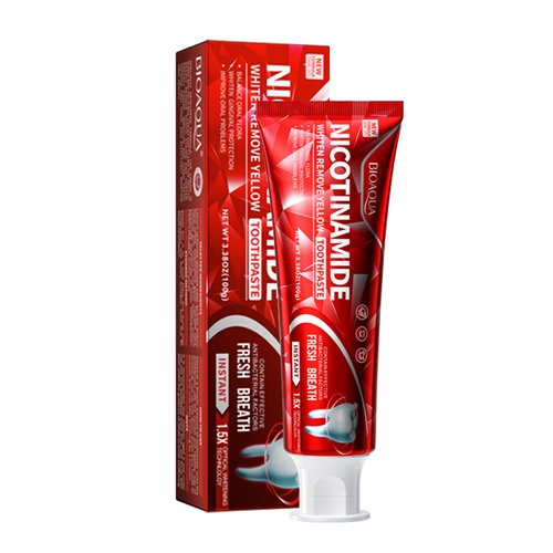 Зубна паста відбілююча BIOAQUA Niacinamide Whitening and Yellow Removing Toothpaste 100г