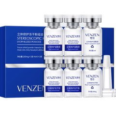 Ампульний лікувальний комплекс для обличча Venzen Stereoscopic Repair Lyophilized Powder, 6 ампул в наборі