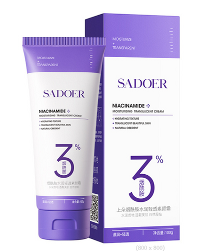 Крем для обличчя з ніацинамідом 3% SADOER Niacinamide 3% Moisturizing Translucent Cream 100 г