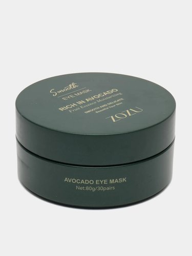 Гидрогелевые патчи для глаз с экстрактом авокадо и касторовым маслом Zozu Rich In Avocado Eye Mask