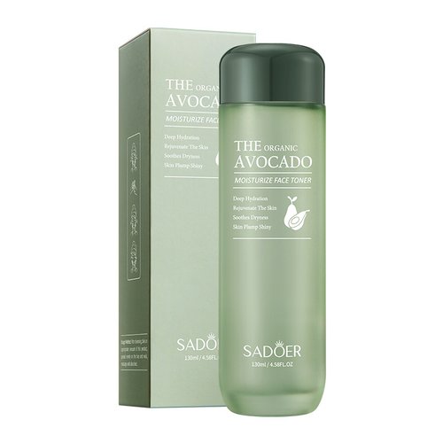 Тонер для обличчя з авокадо SADOER organic avocado moisturizing toner 130мл