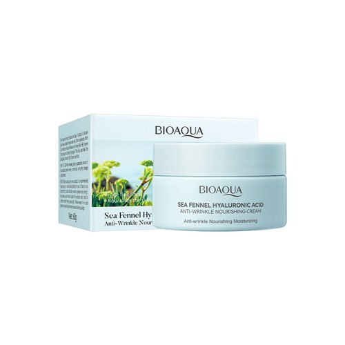Крем для лица против морщин с гиалуроновой кислотой и морским фенхелем Bioaqua Sea Fennel Hyaluronic Acid Anti-Wrinkel Nourishing Cream 60г