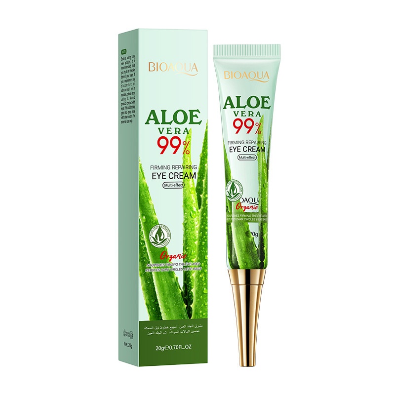 Увлажняющий крем вокруг глаз с алоэ вера BIOAQUA Aloe Vera Eye Cream 99% Hydrating Soothing 20г