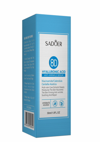 Сыворотка для лица с гиалуроновой кислотой SADOER 8D hyaluronic acid face serum 30мл