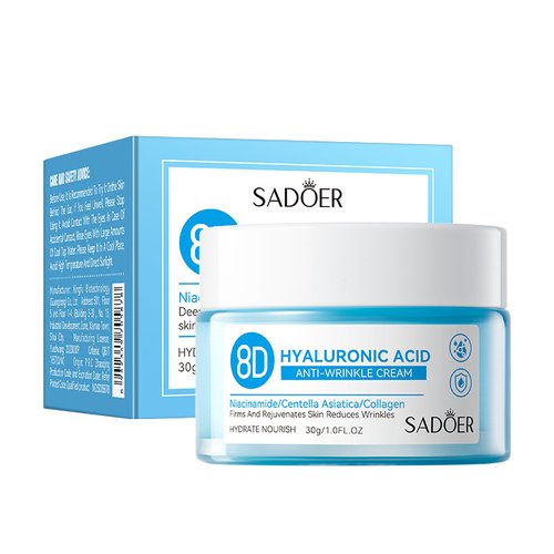 Крем для обличчя з гіалуроновою кислотою SADOER 8D hyaluronic acid face cream 30г