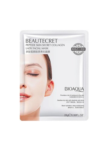 Гідрогелева маска для обличчя Bioaqua Beautecret Peptide Skin Secret Collagen Lade Facial Mask