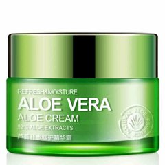 Крем-гель Алое Віра освіжаючий і зволожуючий для обличчя та шиї Bioaqua Aloe Vera Cream, 50 г