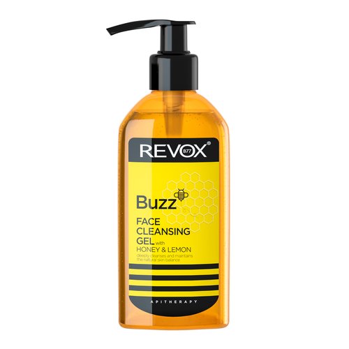 Очищаючий гель для вмивання обличчя з медом та лимоном REVOX B77 BUZZ Face Cleansing gel 180ml