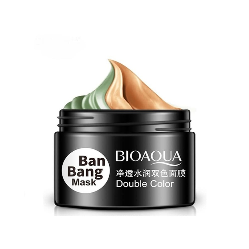 Очищувальна та підтягуюча подвійна маска для обличчя Bioaqua BanBang Mask , 100 гр