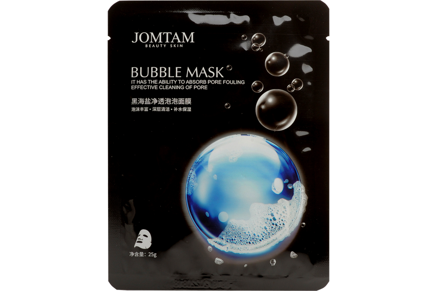 Очищающая тканевая пузырьковая маска для лица Jomtam Bubble Mask