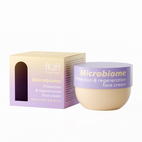 Крем для обличчя з білим трюфелем і пребіотиками FLUFF Microbiome protection & regeneraton Face cream with white truffle and prebiotics 50 мл