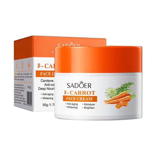 Противіковий крем для обличчя з екстрактом моркви SADOER B-Carrot Face Cream 50г