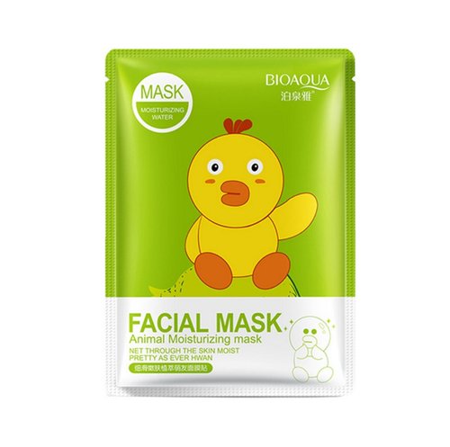 Тканинна маска для обличчя відновлювальна BIOAQUA Facial Mask Animal Moisturizing