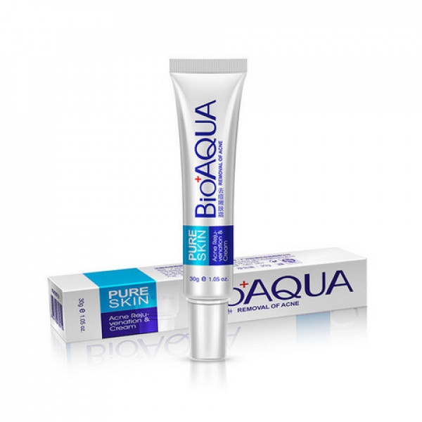 Концентрований антибактеріальний крем проти акне та запалень Bioaqua Pure Skin Cream