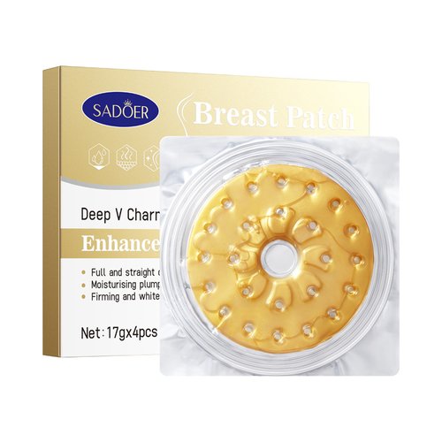 Набор патч для подтяжки и моделирования груди SADOER firming, shaping and beauty breast patch 17г*4шт