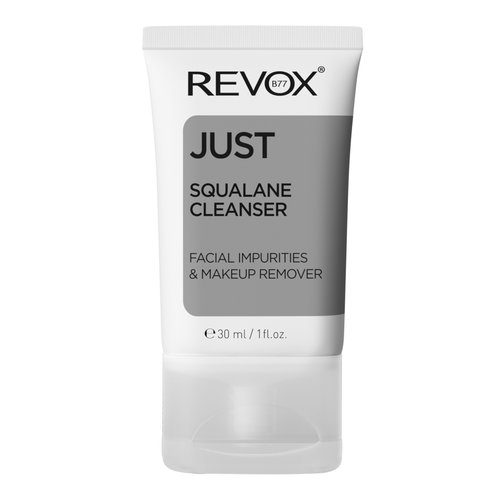 Зволожуюча емульсія зі скваланом для очищення та демакіяжу обличчя REVOX B77 JUST SQUALANE CLEANSER - FACIAL IMPURITIES & MAKEUP REMOVER, 30 ml